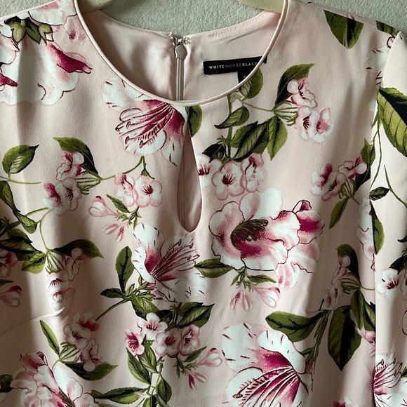 White House black market dress. Floral. Size 6. - Picture 3 of 9